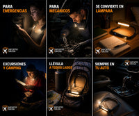 lampara de luz led cuello