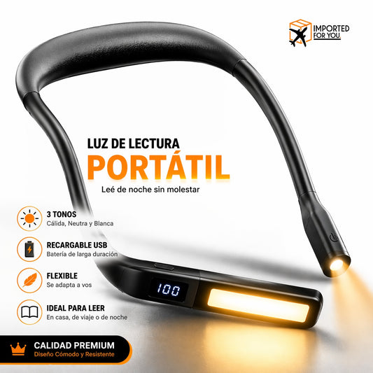lampara de luz led cuello