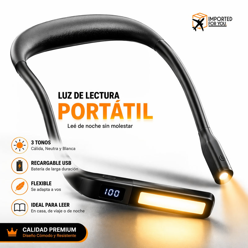 lampara de luz led cuello